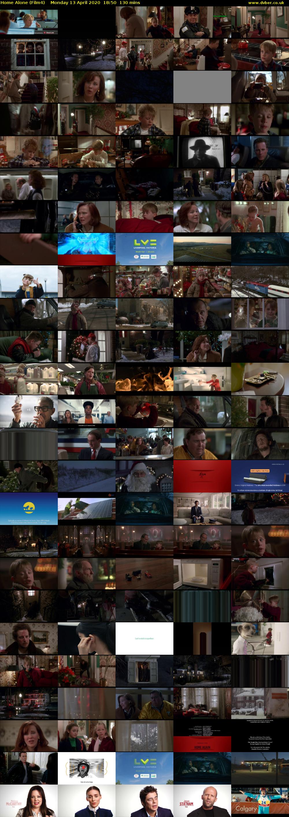 Home Alone (Film4) Monday 13 April 2020 18:50 - 21:00