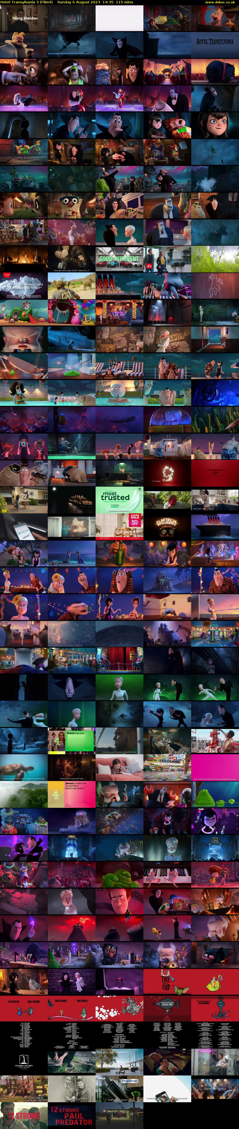 Hotel Transylvania 3 (Film4) Sunday 6 August 2023 14:35 - 16:30