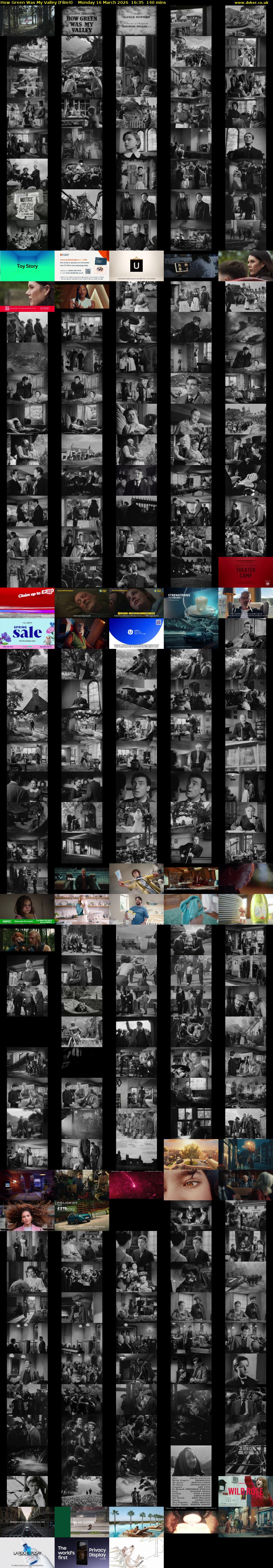 How Green Was My Valley (Film4) Monday 16 March 2026 16:35 - 18:55