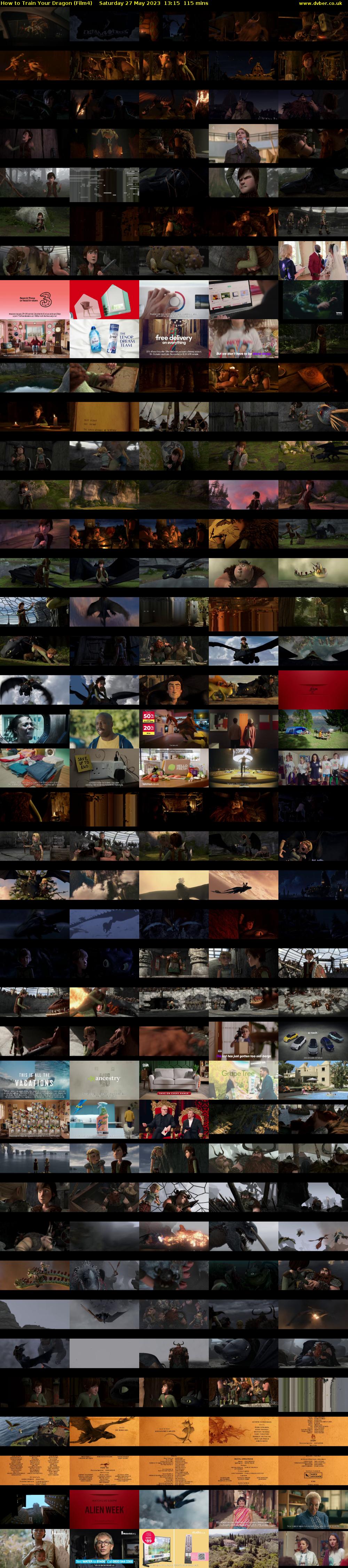How to Train Your Dragon (Film4) Saturday 27 May 2023 13:15 - 15:10