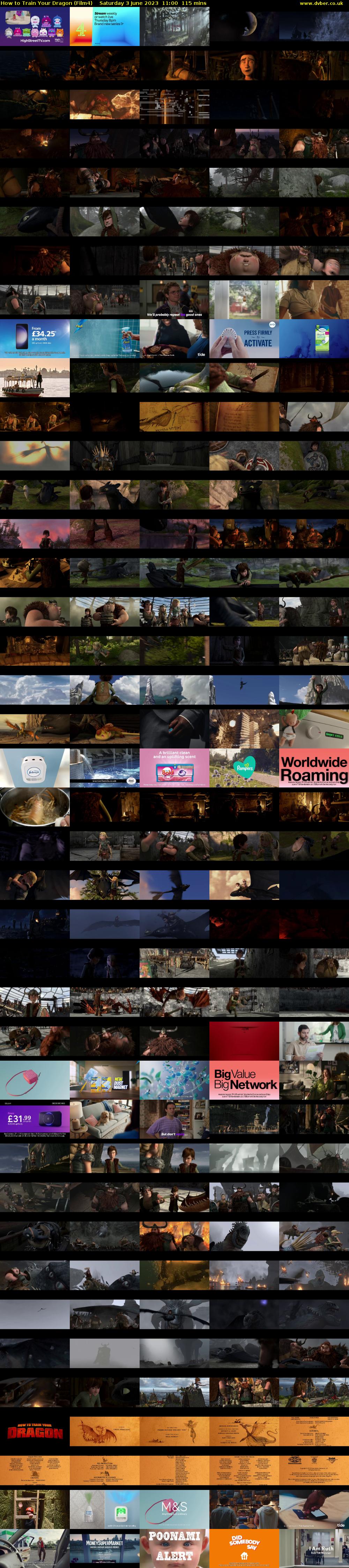 How to Train Your Dragon (Film4) Saturday 3 June 2023 11:00 - 12:55