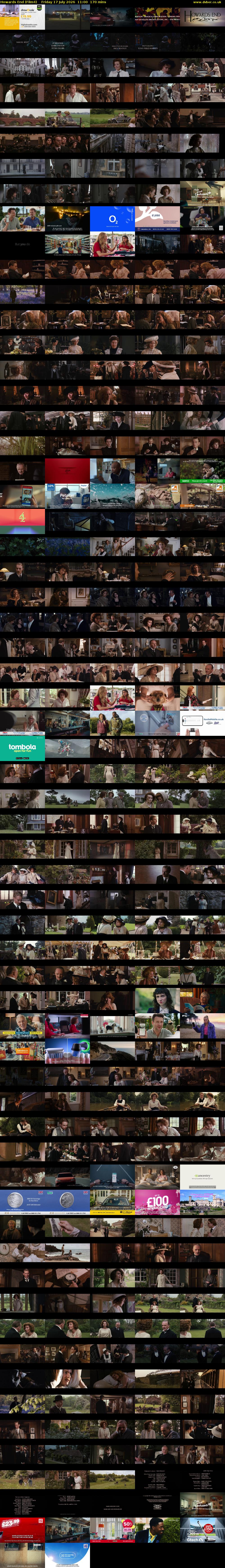 Howards End (Film4) Friday 17 July 2026 11:00 - 13:50