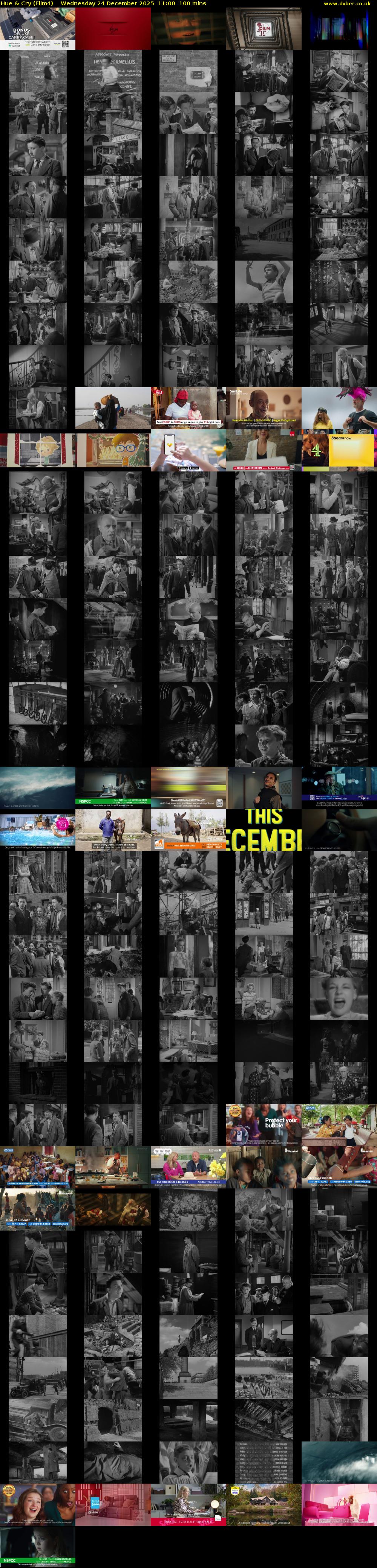 Hue & Cry (Film4) Wednesday 24 December 2025 11:00 - 12:40