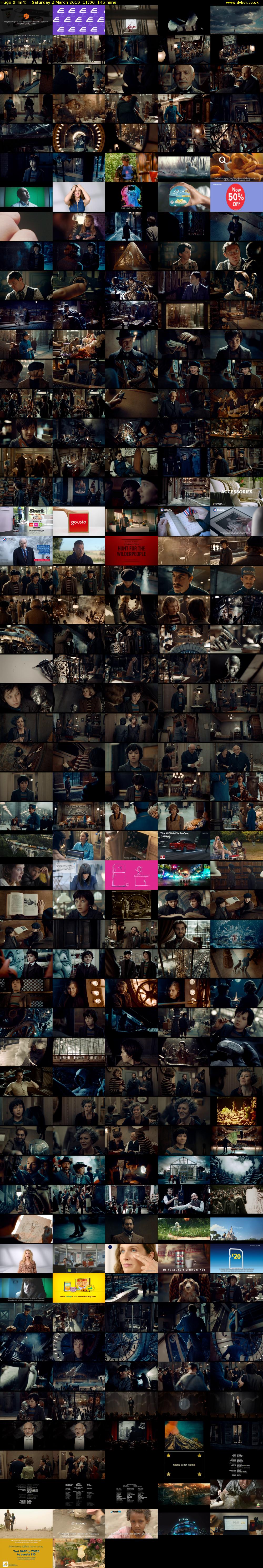 Hugo (Film4) Saturday 2 March 2019 11:00 - 13:25
