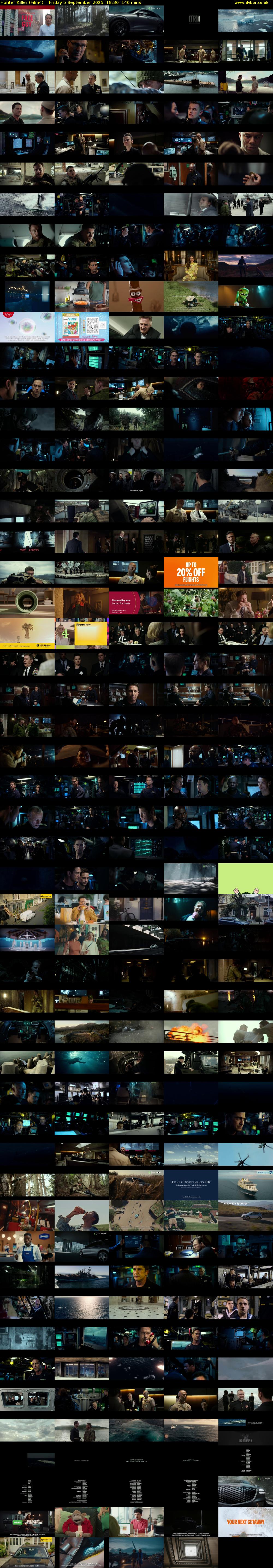 Hunter Killer (Film4) Friday 5 September 2025 18:30 - 20:50