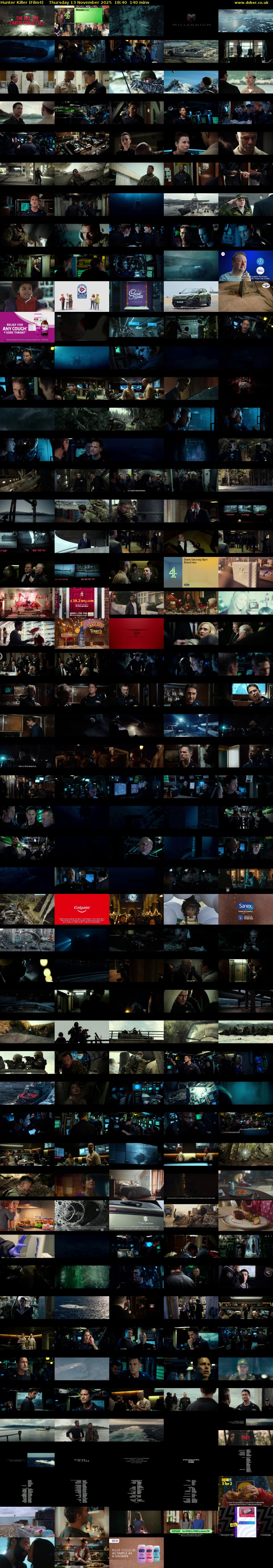 Hunter Killer (Film4) Thursday 13 November 2025 18:40 - 21:00