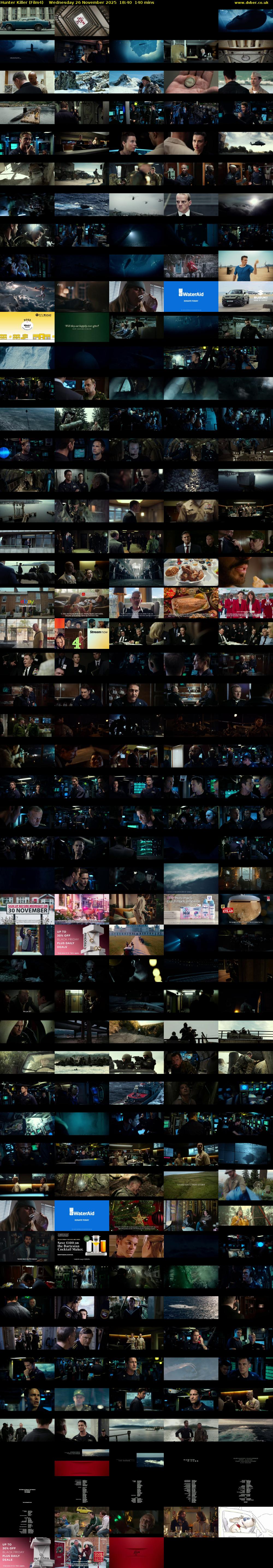 Hunter Killer (Film4) Wednesday 26 November 2025 18:40 - 21:00