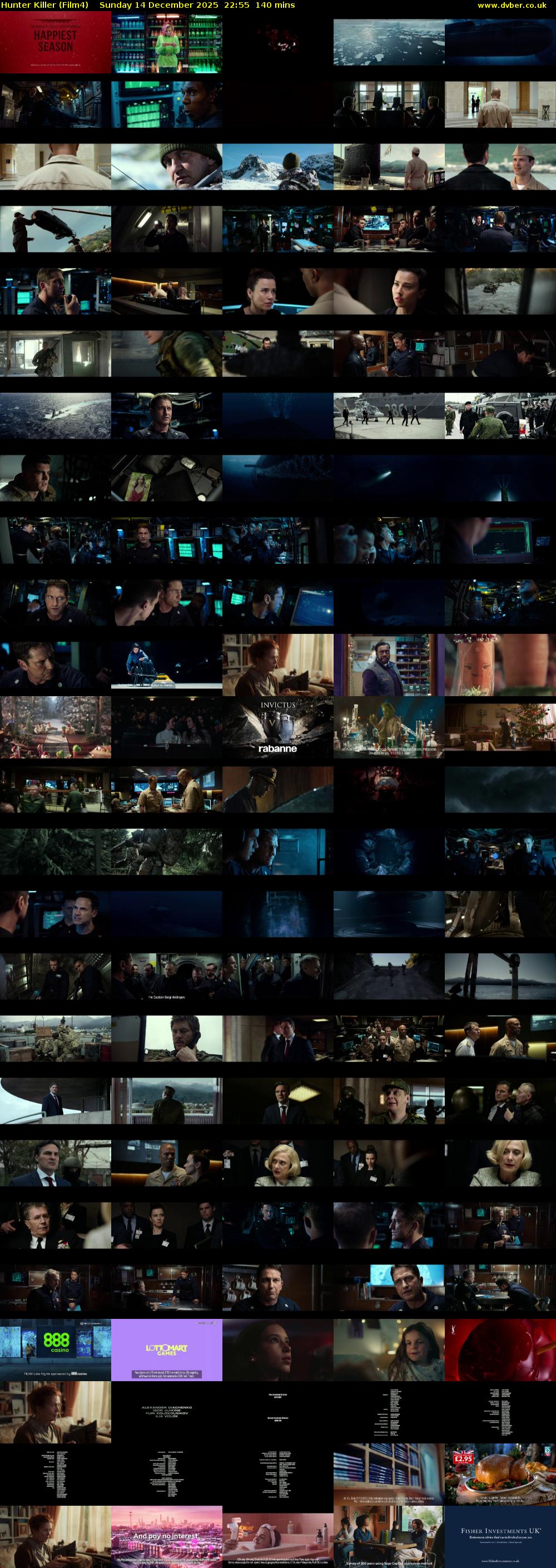 Hunter Killer (Film4) Sunday 14 December 2025 22:55 - 01:15