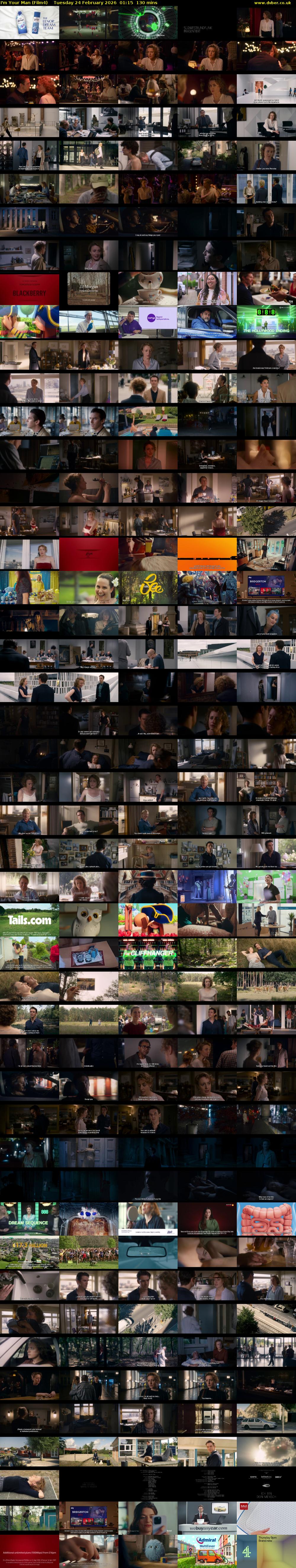 I'm Your Man (Film4) Tuesday 24 February 2026 01:15 - 03:25