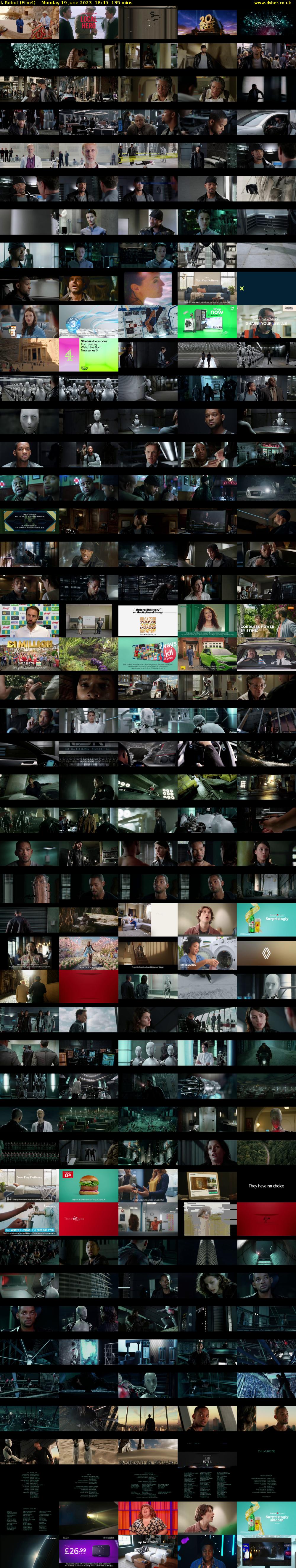 I, Robot (Film4) Monday 19 June 2023 18:45 - 21:00