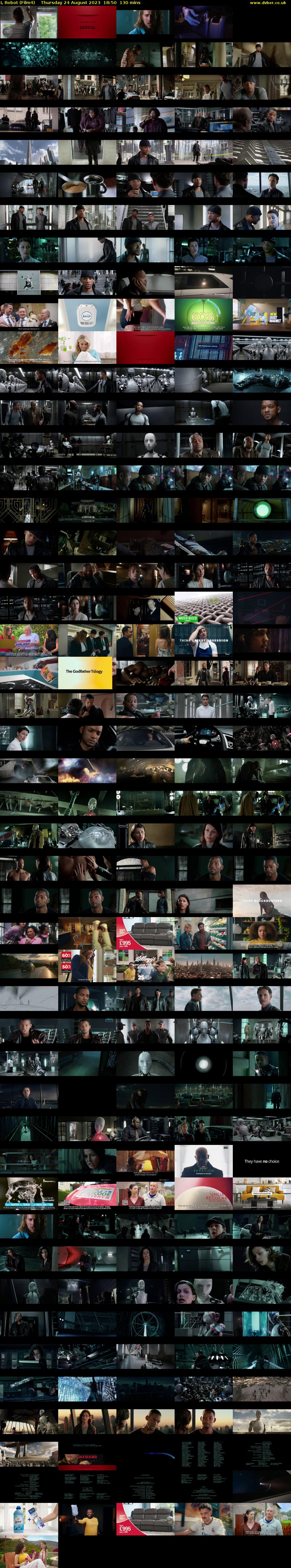 I, Robot (Film4) Thursday 24 August 2023 18:50 - 21:00