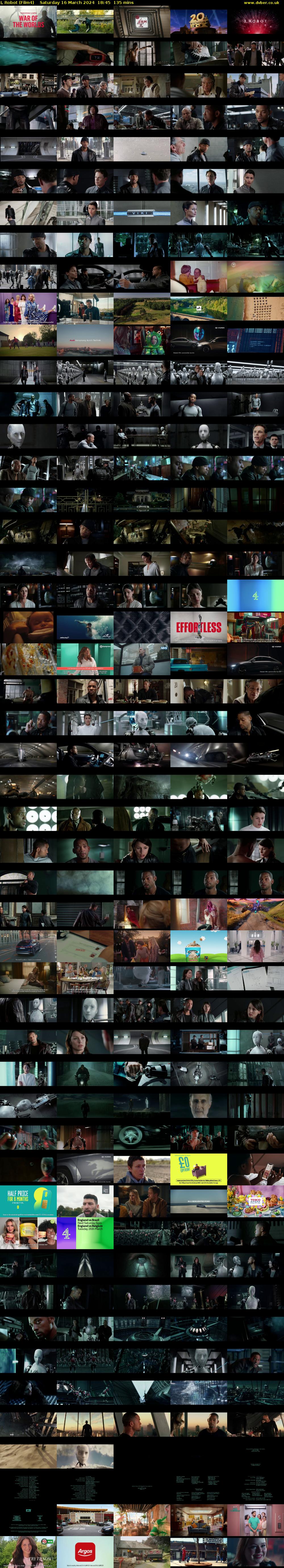 I, Robot (Film4) Saturday 16 March 2024 18:45 - 21:00
