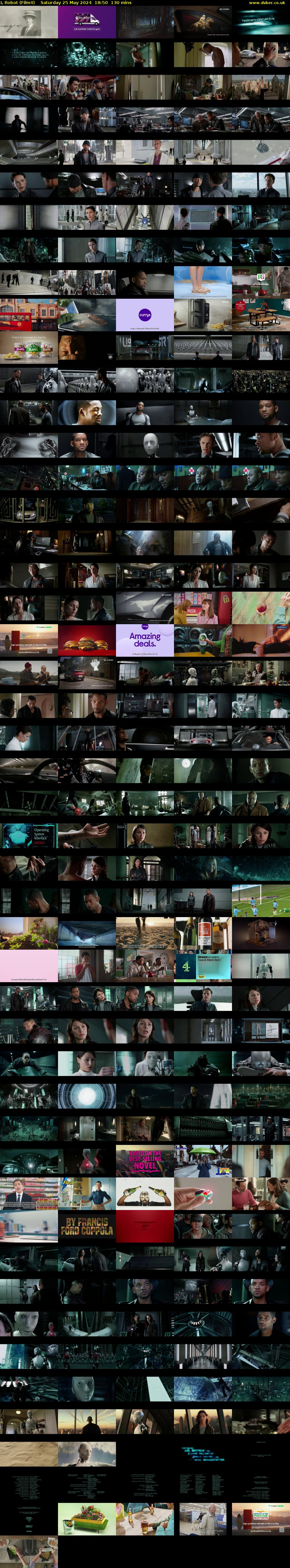 I, Robot (Film4) Saturday 25 May 2024 18:50 - 21:00