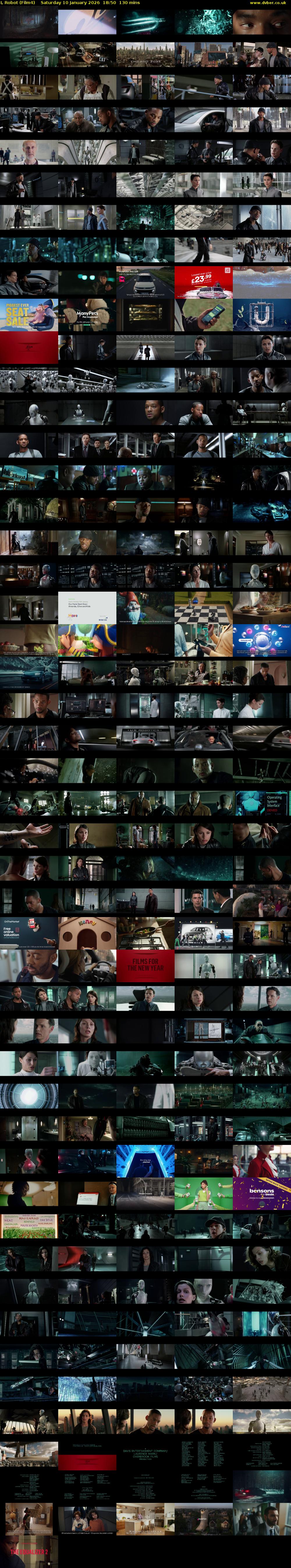 I, Robot (Film4) Saturday 10 January 2026 18:50 - 21:00