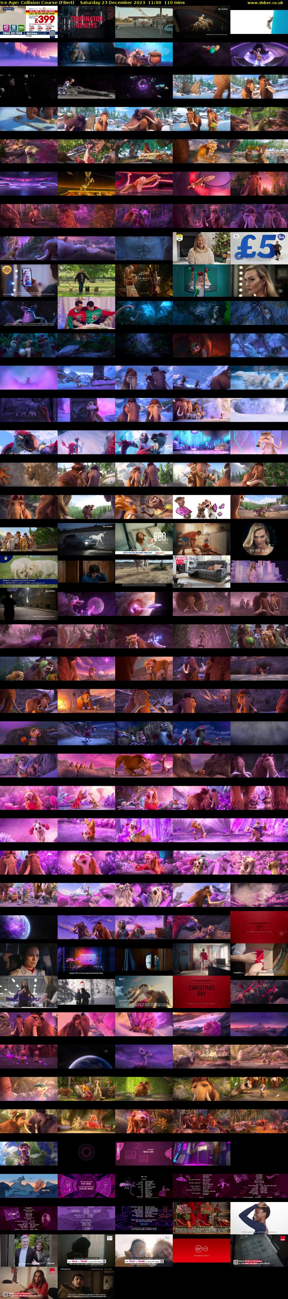 Ice Age: Collision Course (Film4) Saturday 23 December 2023 11:00 - 12:50