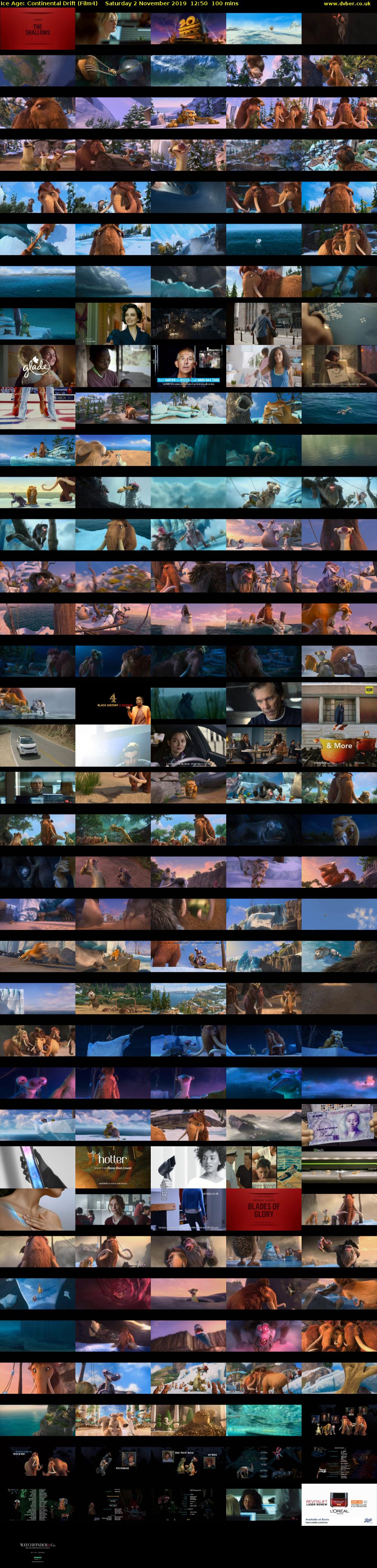 Ice Age: Continental Drift (Film4) Saturday 2 November 2019 12:50 - 14:30