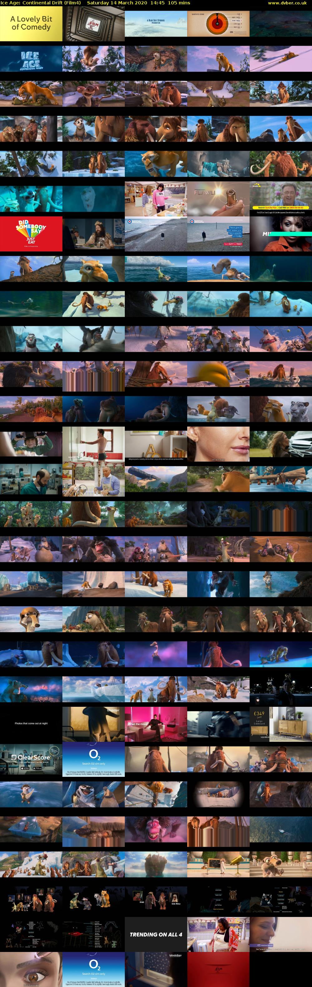 Ice Age: Continental Drift (Film4) Saturday 14 March 2020 14:45 - 16:30