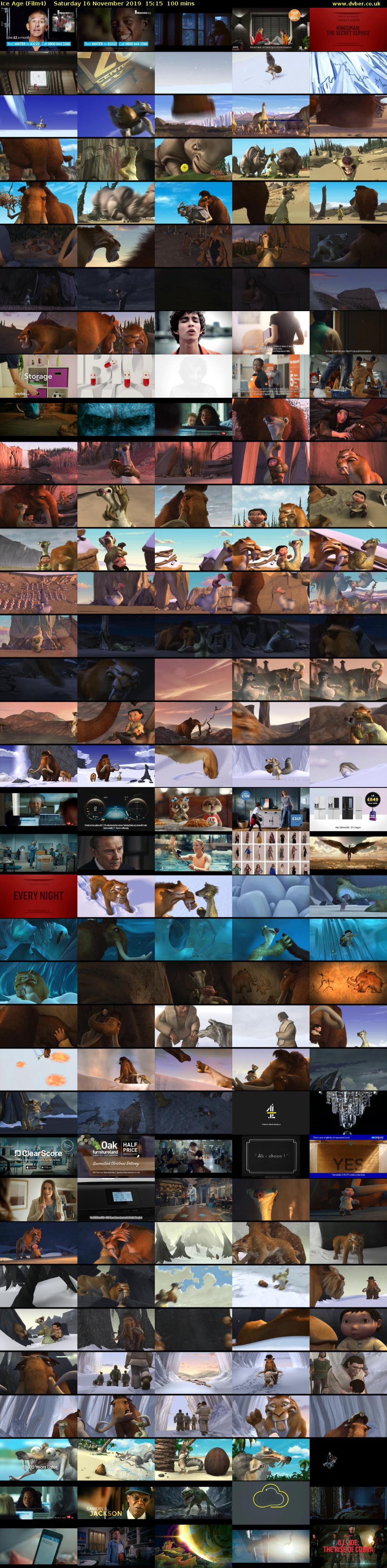 Ice Age (Film4) Saturday 16 November 2019 15:15 - 16:55