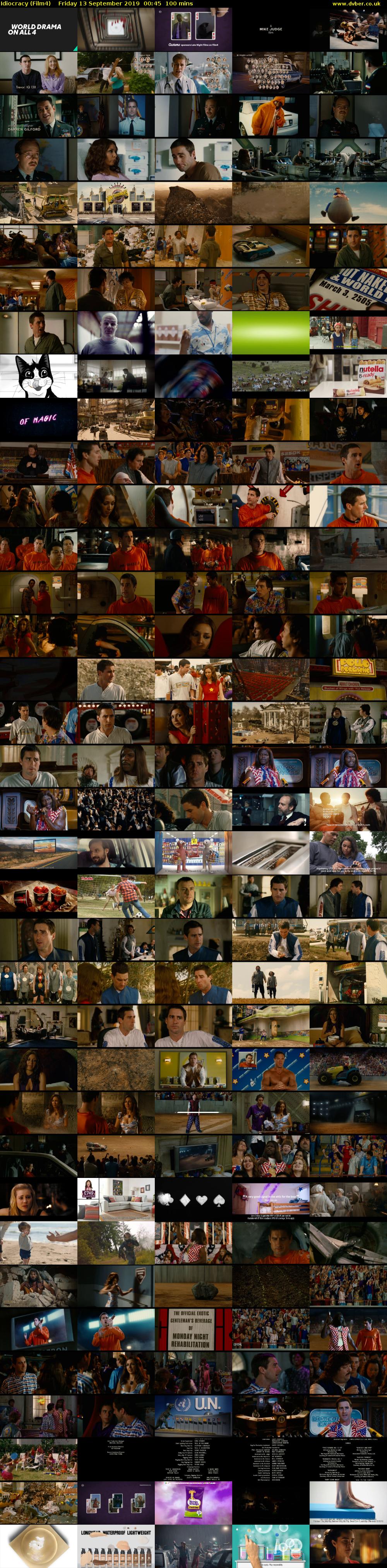 Idiocracy (Film4) Friday 13 September 2019 00:45 - 02:25