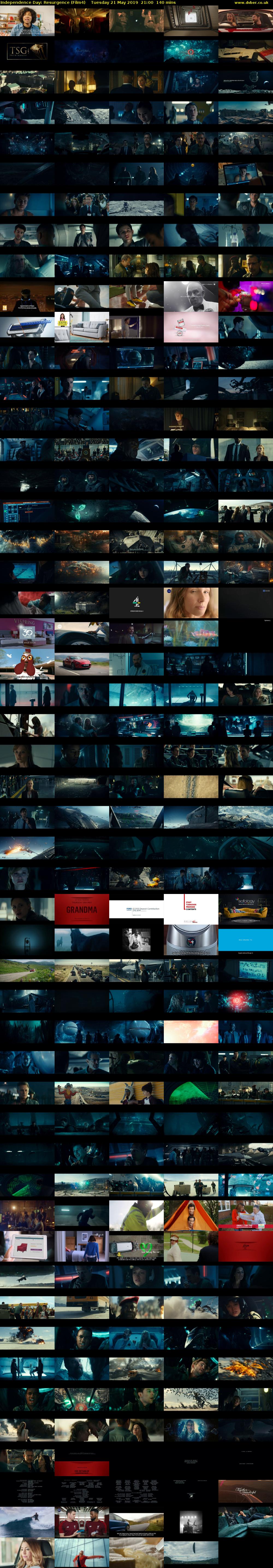 Independence Day: Resurgence (Film4) Tuesday 21 May 2019 21:00 - 23:20