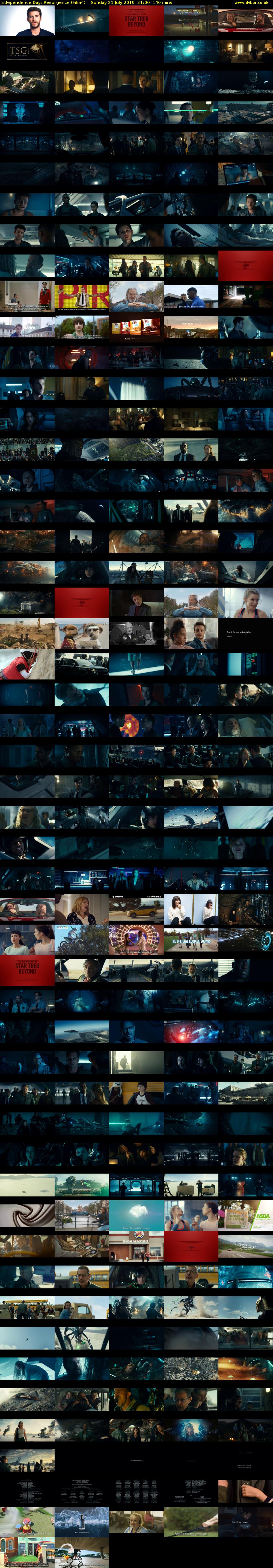 Independence Day: Resurgence (Film4) Sunday 21 July 2019 21:00 - 23:20