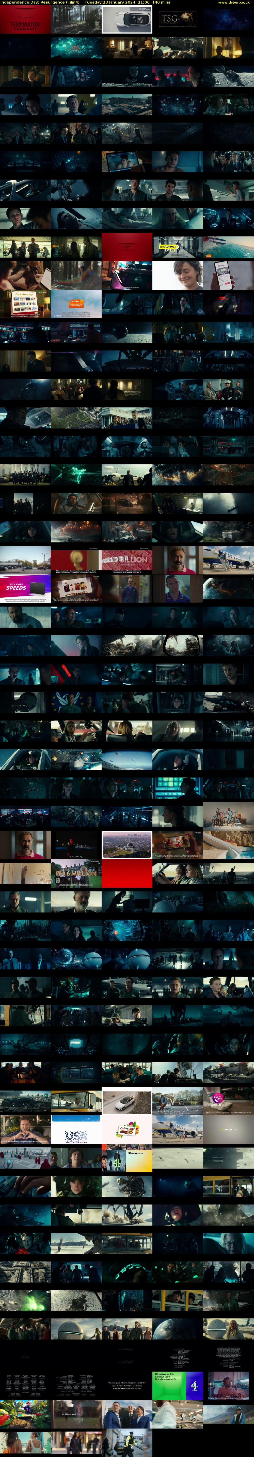 Independence Day: Resurgence (Film4) Tuesday 23 January 2024 21:00 - 23:20