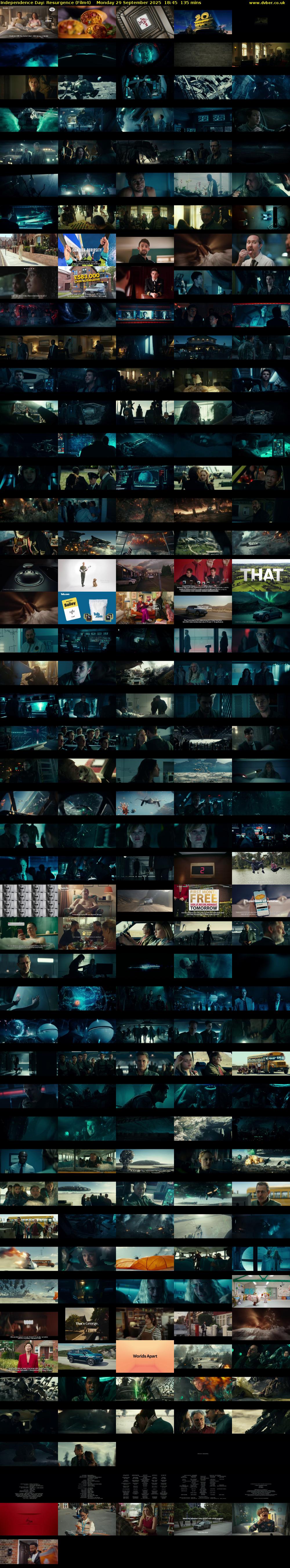Independence Day: Resurgence (Film4) Monday 29 September 2025 18:45 - 21:00