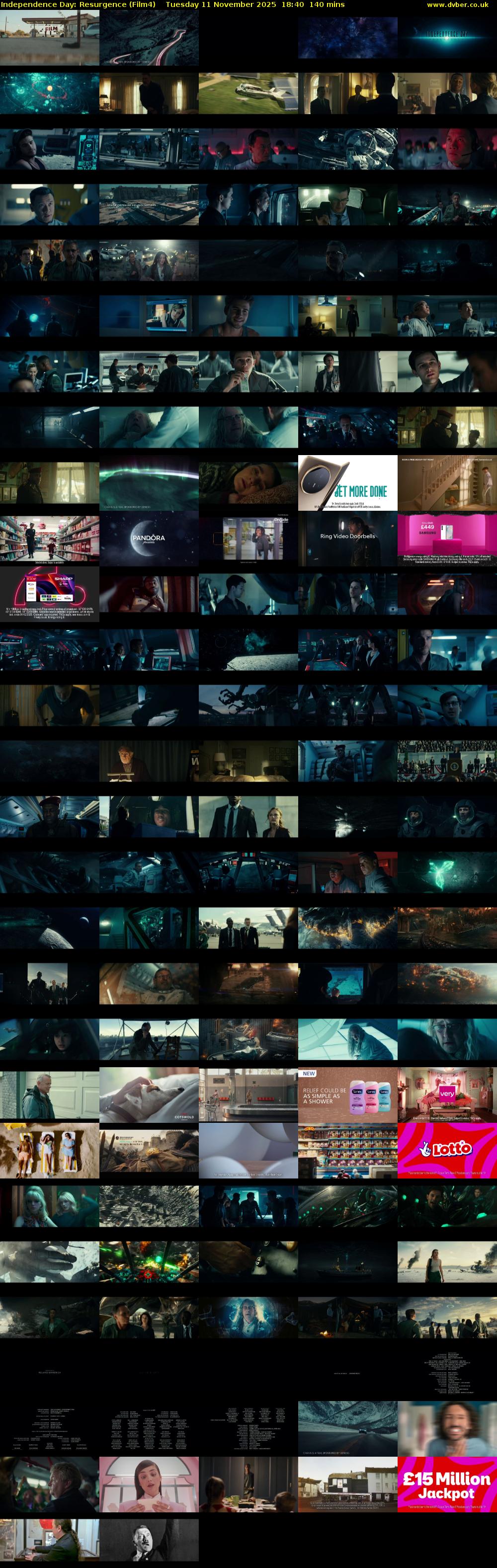 Independence Day: Resurgence (Film4) Tuesday 11 November 2025 18:40 - 21:00
