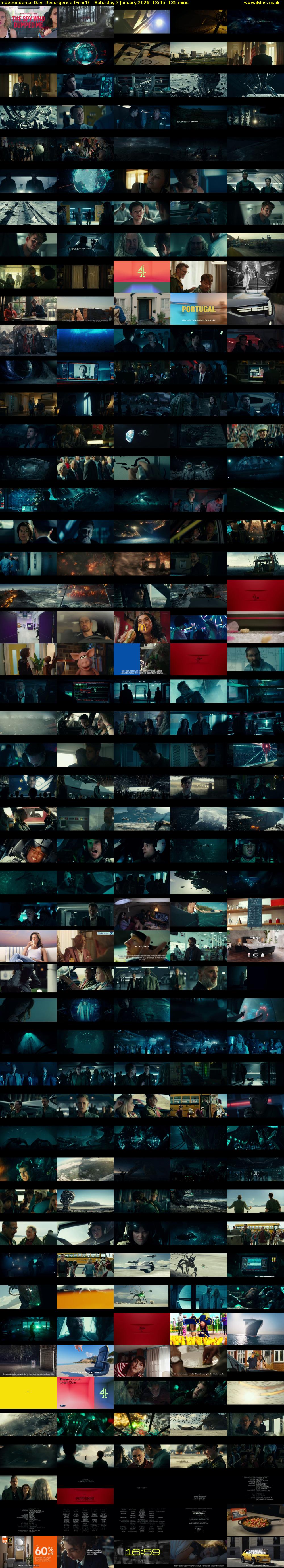Independence Day: Resurgence (Film4) Saturday 3 January 2026 18:45 - 21:00