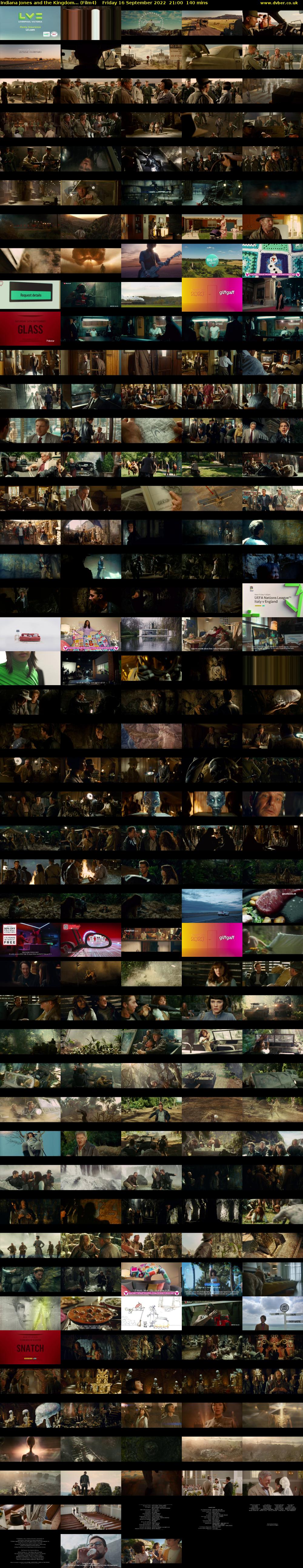 Indiana Jones and the Kingdom... (Film4) Friday 16 September 2022 21:00 - 23:20