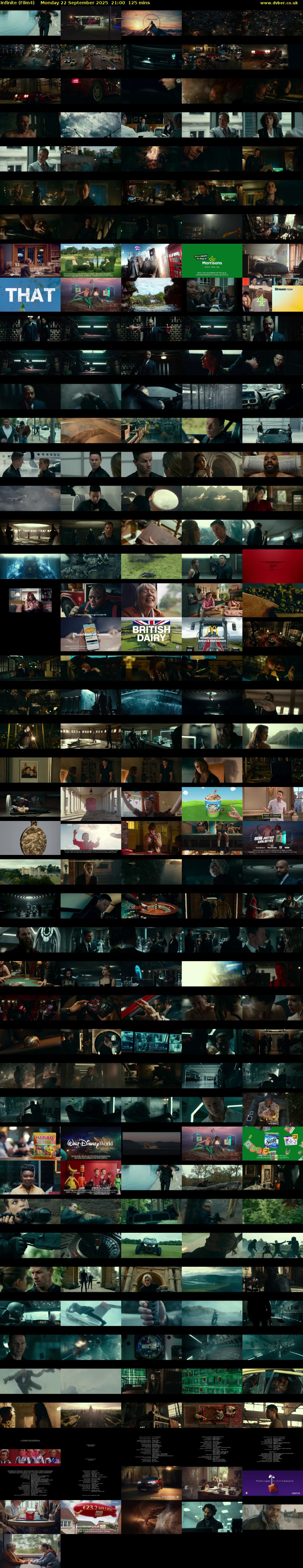 Infinite (Film4) Monday 22 September 2025 21:00 - 23:05