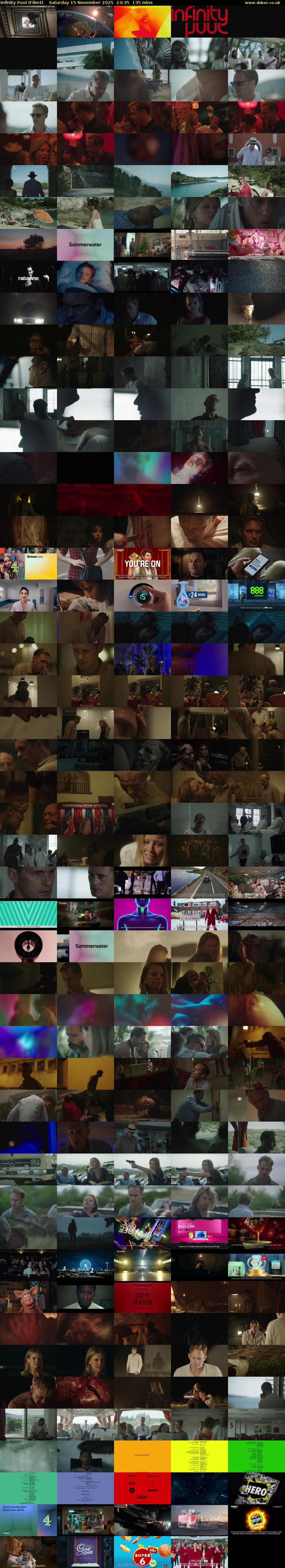 Infinity Pool (Film4) Saturday 15 November 2025 23:35 - 01:50