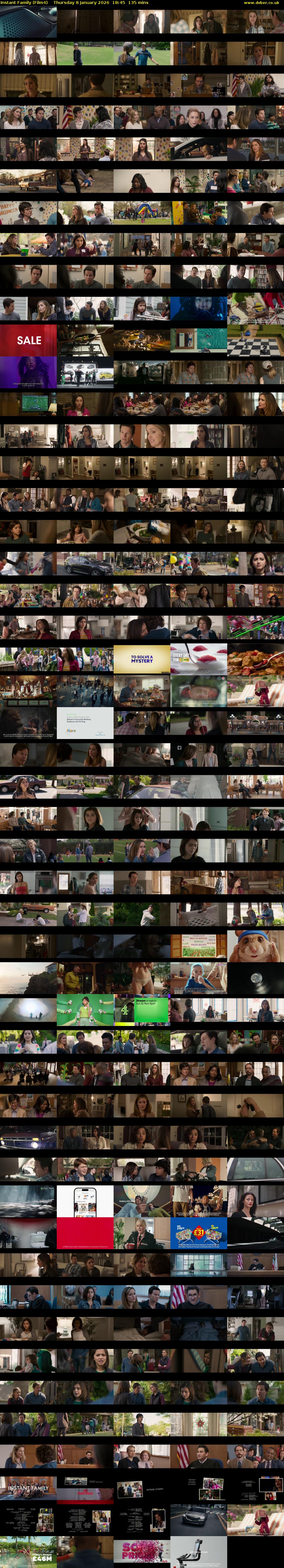 Instant Family (Film4) Thursday 8 January 2026 18:45 - 21:00