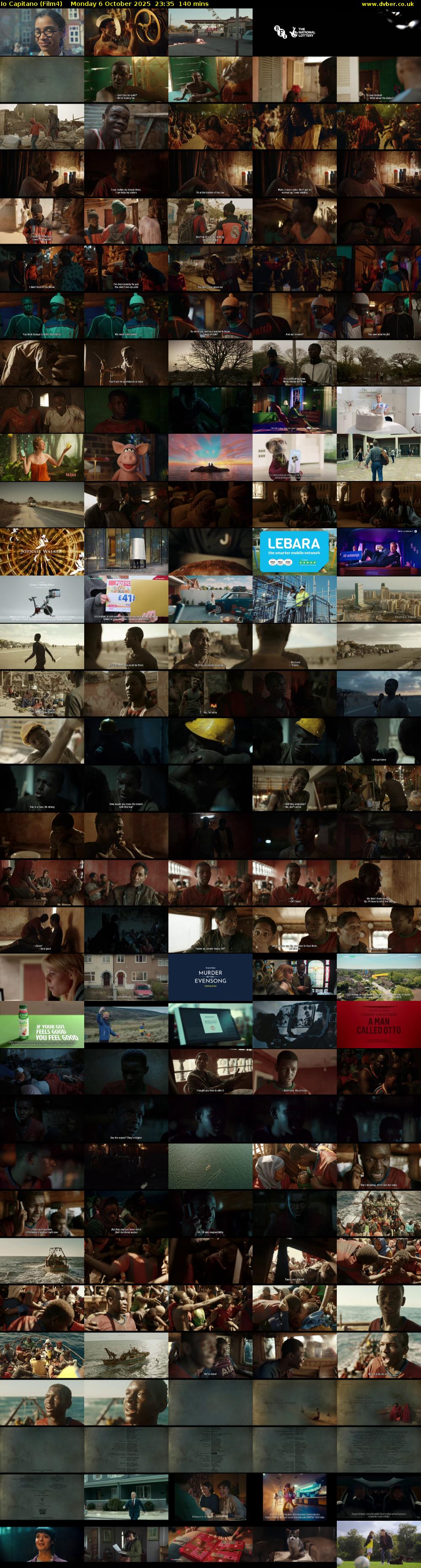 Io Capitano (Film4) Monday 6 October 2025 23:35 - 01:55