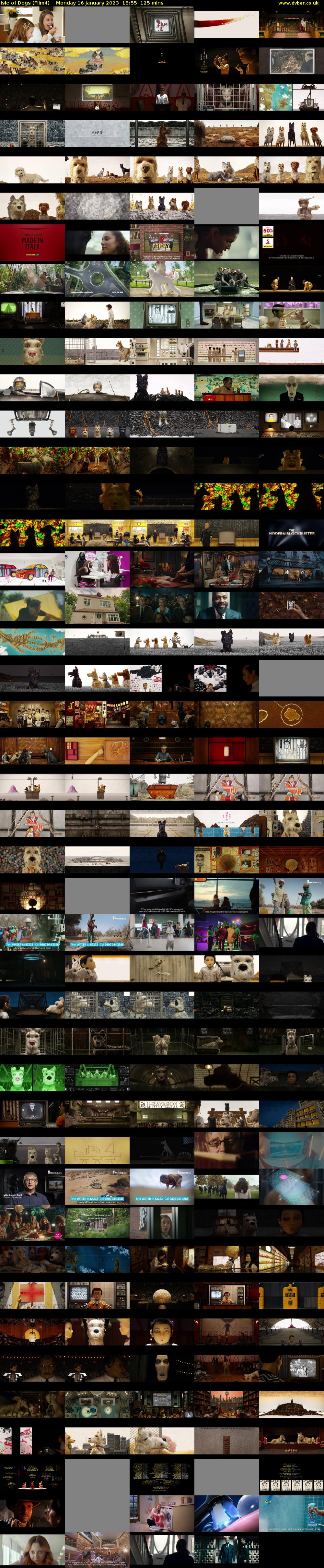 Isle of Dogs (Film4) Monday 16 January 2023 18:55 - 21:00