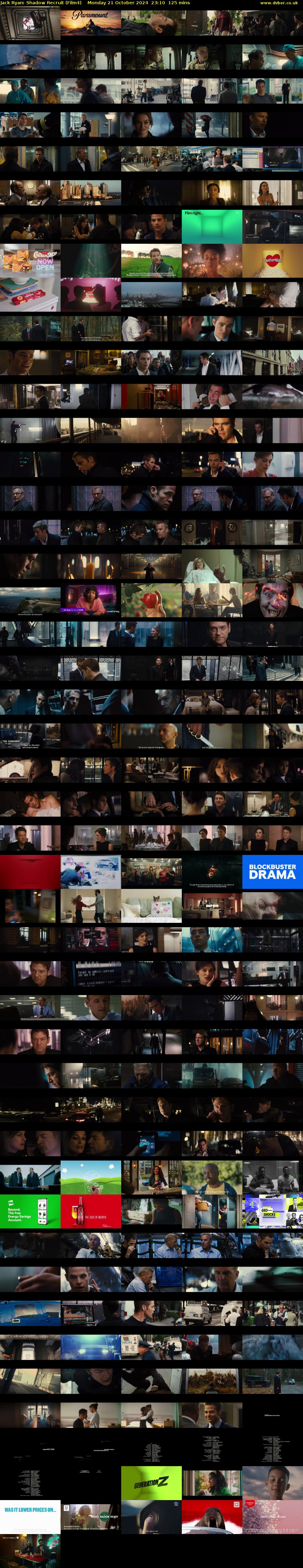 Jack Ryan: Shadow Recruit (Film4) Monday 21 October 2024 23:10 - 01:15