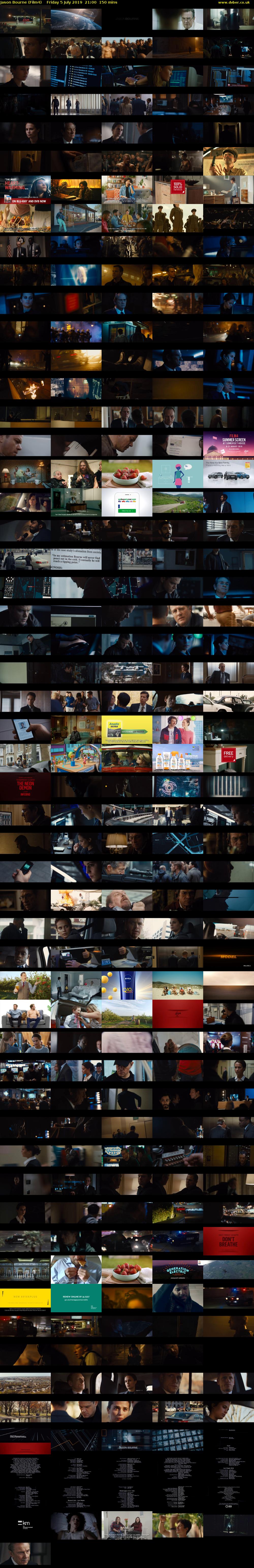 Jason Bourne (Film4) Friday 5 July 2019 21:00 - 23:30