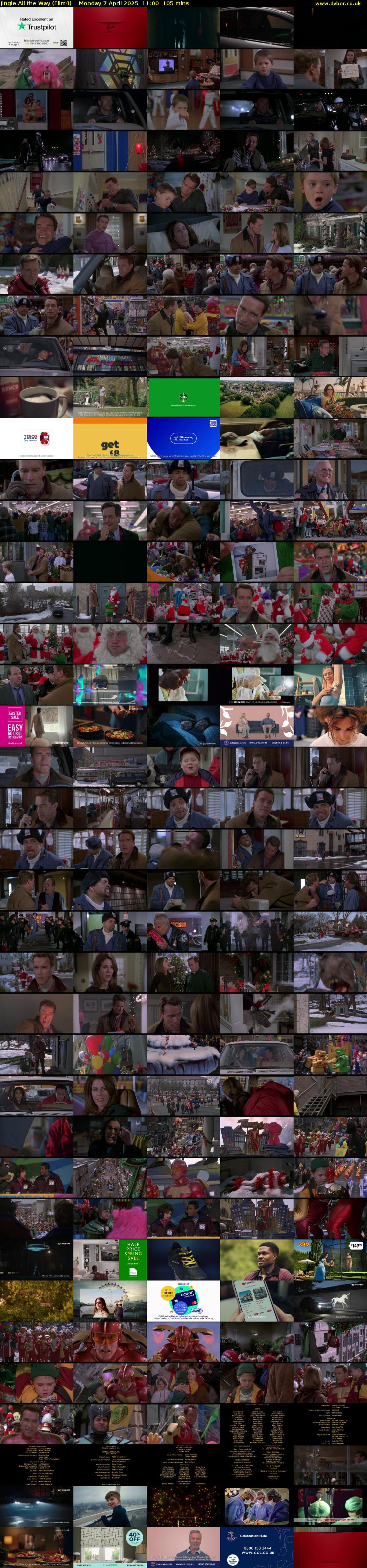 Jingle All the Way (Film4) Monday 7 April 2025 11:00 - 12:45