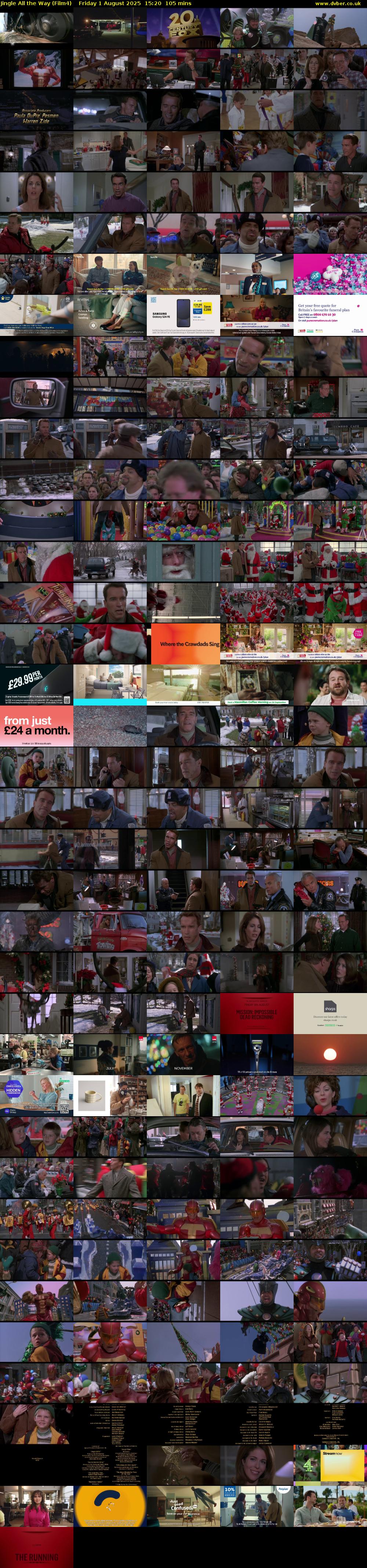 Jingle All the Way (Film4) Friday 1 August 2025 15:20 - 17:05