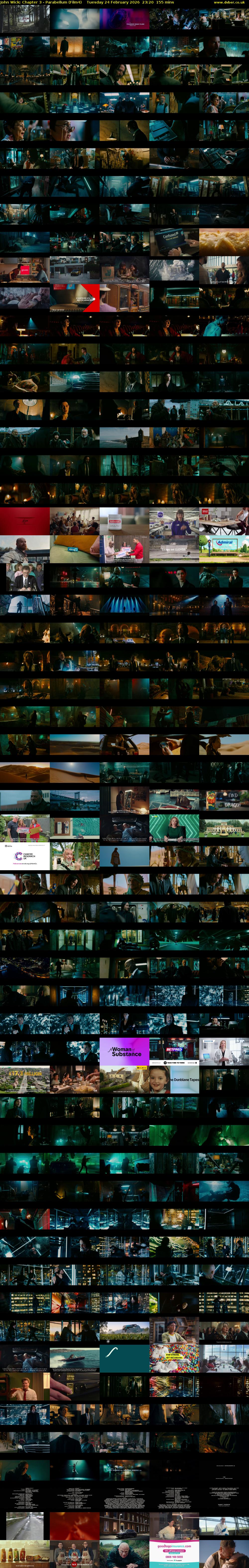 John Wick: Chapter 3 - Parabellum (Film4) Tuesday 24 February 2026 23:20 - 01:55