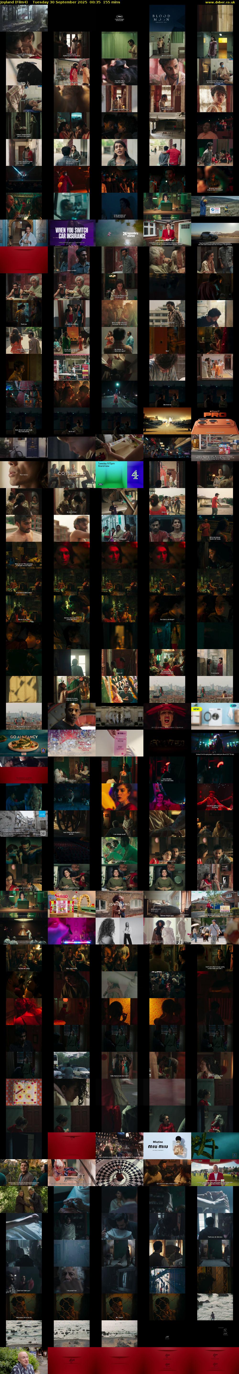 Joyland (Film4) Tuesday 30 September 2025 00:35 - 03:10