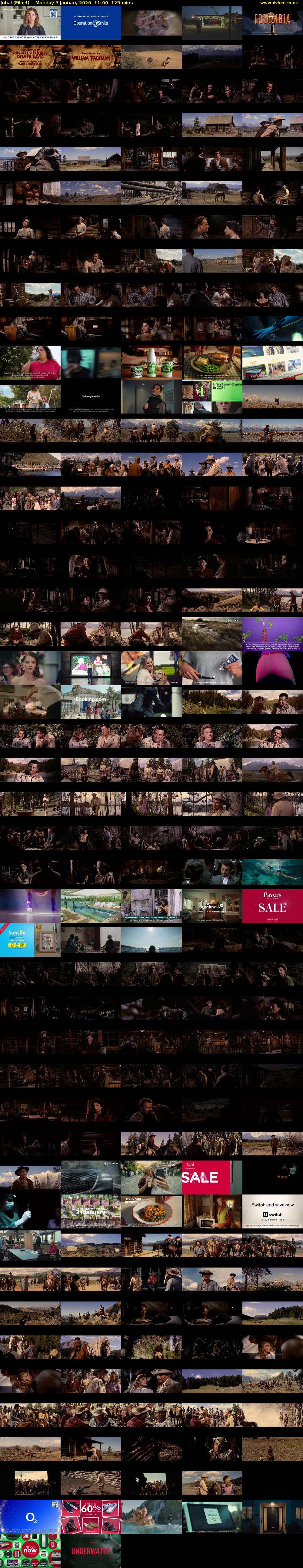 Jubal (Film4) Monday 5 January 2026 11:00 - 13:05