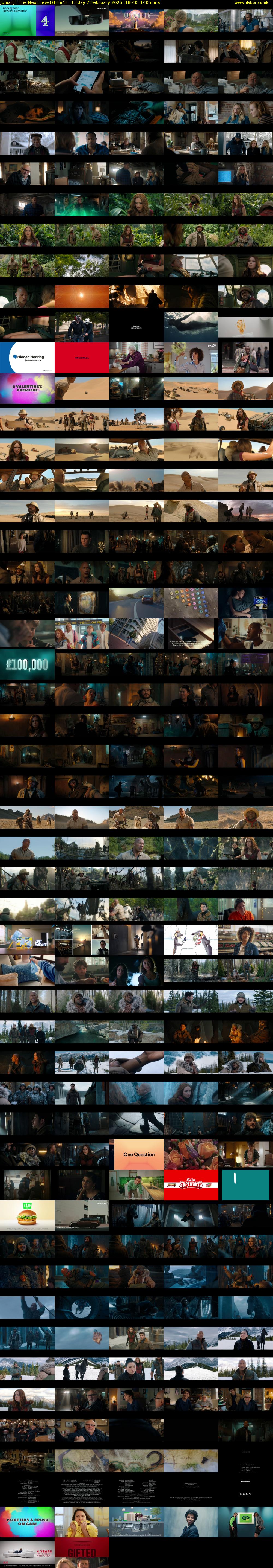 Jumanji: The Next Level (Film4) Friday 7 February 2025 18:40 - 21:00