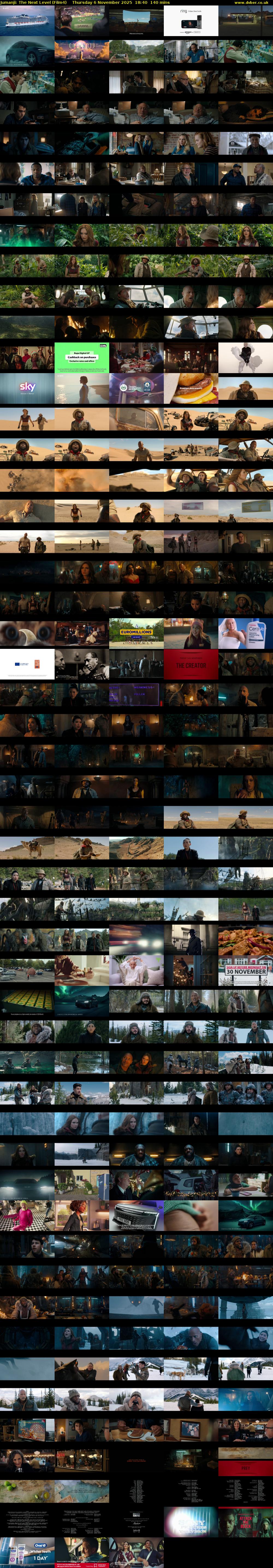 Jumanji: The Next Level (Film4) Thursday 6 November 2025 18:40 - 21:00