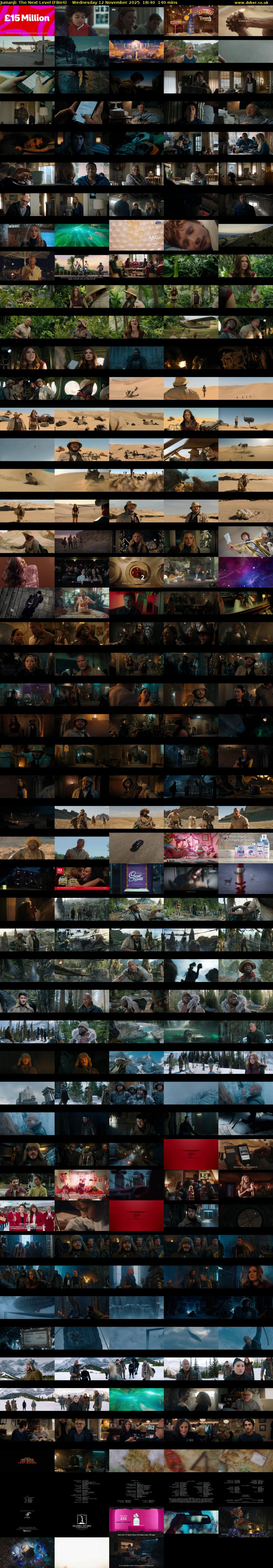 Jumanji: The Next Level (Film4) Wednesday 12 November 2025 18:40 - 21:00