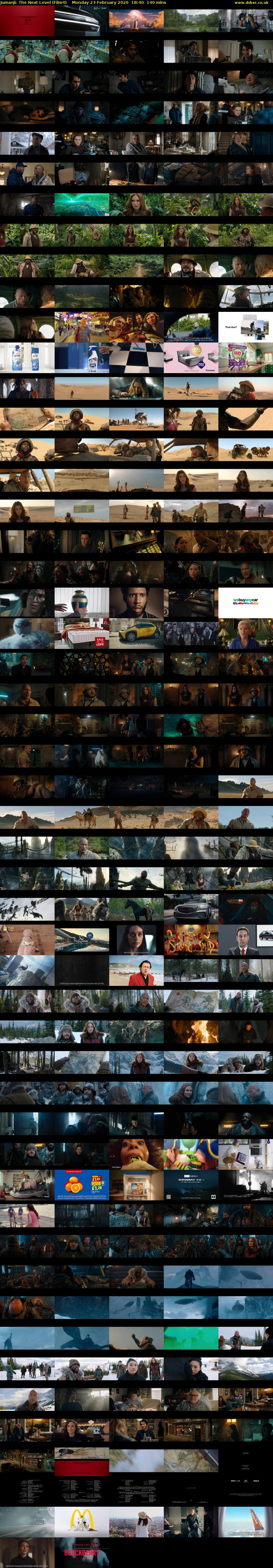 Jumanji: The Next Level (Film4) Monday 23 February 2026 18:40 - 21:00