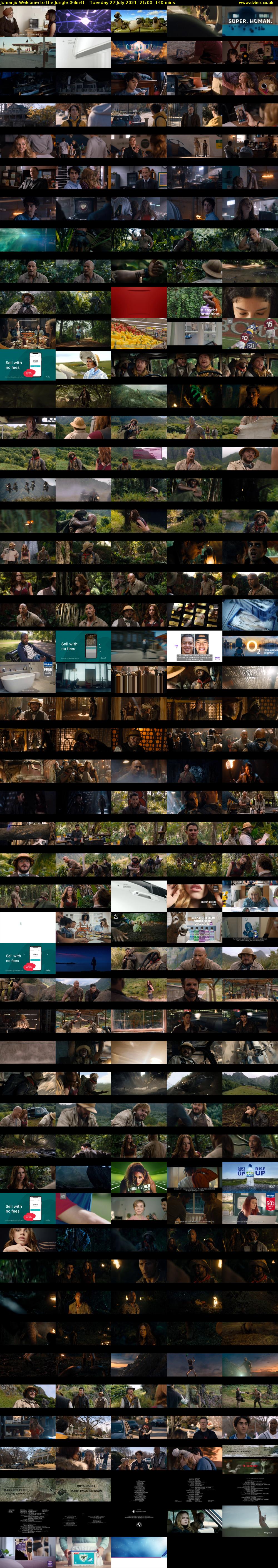 Jumanji: Welcome to the Jungle (Film4) Tuesday 27 July 2021 21:00 - 23:20