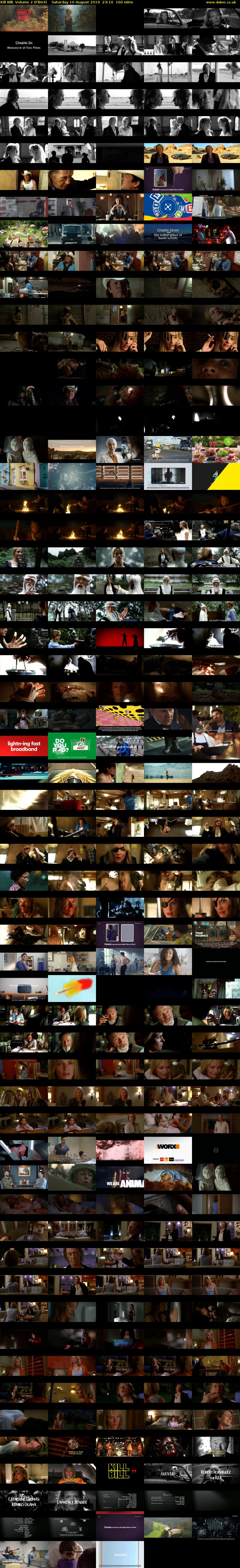 Kill Bill: Volume 2 (Film4) Saturday 10 August 2019 23:10 - 01:50