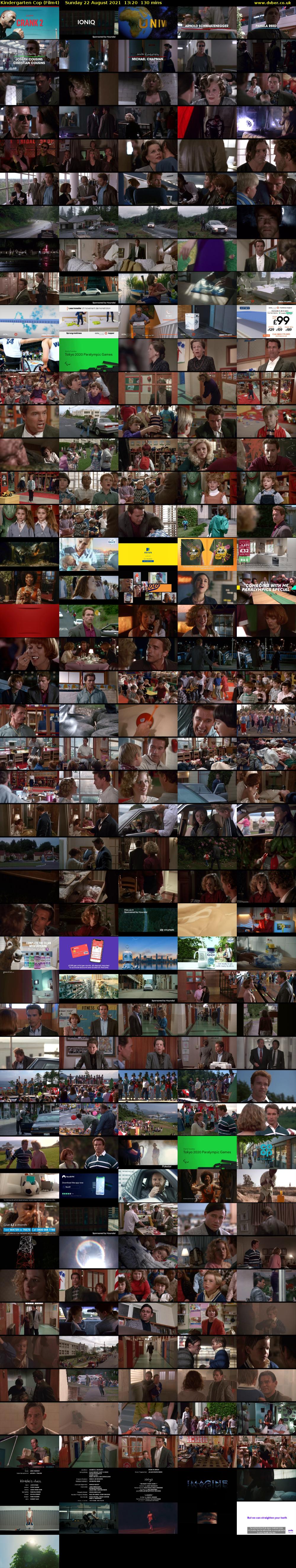 Kindergarten Cop (Film4) Sunday 22 August 2021 13:20 - 15:30