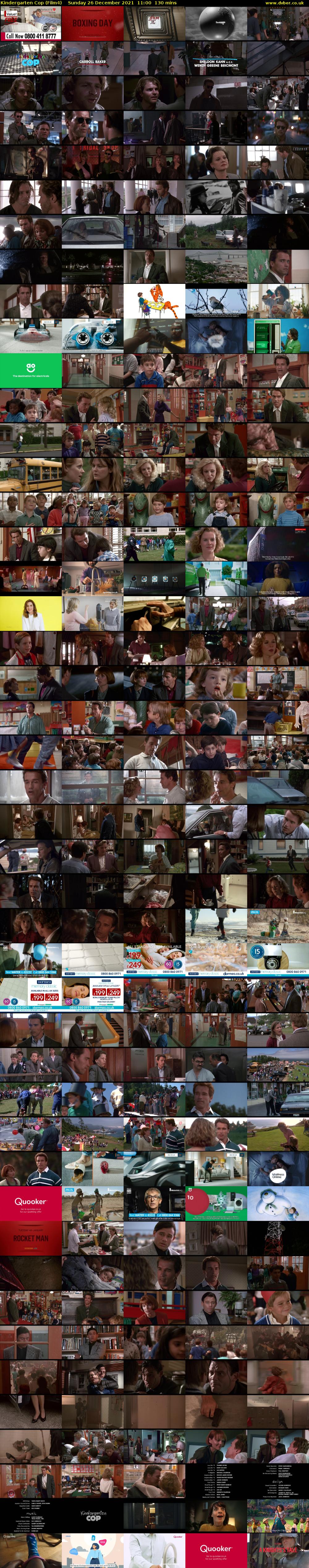 Kindergarten Cop (Film4) Sunday 26 December 2021 11:00 - 13:10